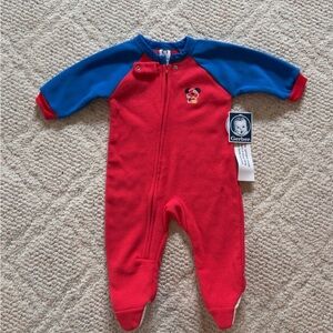 Gerber Vibrant Red and Blue Footie